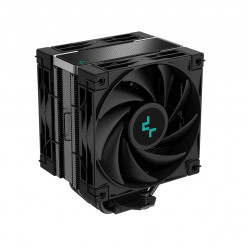 DEEPCOOL Cooler -AK400 ZERO DARK PLUS-, Intel Socket LGA1851/1700/1200/115x & AMD AM5/AM4, up to 220W, 2x 120mm FDB FK120 fans:120x120x25mm, 500~1650 RPM±10%, <28 dB(A), 59.46 CFM, 4-pin PWM, Fluid Dynamic Bearing, 4x 6mm Cooper heatpies direct contact, B