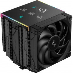 DEEPCOOL Cooler -AK620 DIGITAL PRO-, Socket LGA2066/2011/1851/1700/1200/115x & AM5/AM4, up to 260W, Dual-Tower, 2x fans:120x120x25mm, 500~1750 RPM±10%, <25 dB(A), 60.89 CFM, 4-pin PWM, Fluid Dynamic Bearing, Multi-data point screen and ARGB LED strips, 6x