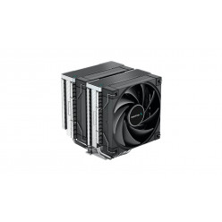 DEEPCOOL Cooler -AK620-, Socket LGA2066/2011/1851/1700/1200/115x & AM5/AM4, Dual-Tower, up to 260W, 2x FDB FK120 fans: 120x120x25mm, 500~1850 RPM±10%, <28 dB(A), 68.99 CFM, 4-pin PWM, Fluid Dynamic Bearing, 6x 6mm Cooper Heatpipes