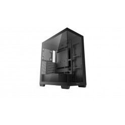 DEEPCOOL -CG580- ATX Case, Picturesque single-chamber panoramic case, without PSU, Tool-less, Support 360mm radiator, Megnetic dust filters, 33mm for Cable Management, Support MBs with back connectors, 2x2.5-SSD/2x3.5-HDD, 2xUSB3.0, 1xAudio, Black