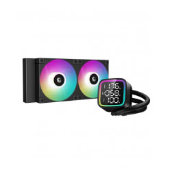 DEEPCOOL Liquid Cooler  -LD240-, 240mm radiator, Anti-Leak Technology, LGA1851/1700/1200/1151 & AM5/AM4, up to 280W, 2x 120mm ARGB FD12 fans: 600~2400rpm, <38.71dBA, 72.04CFM, 4-pin PWM, Hydro Bearing, 5 PRO Pump: 3400rpm, 3-phase, 6-slot, 4-pole motor, R