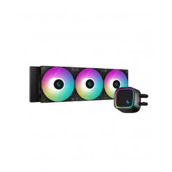 DEEPCOOL Liquid Cooler  -LE720-, 360mm radiator, Anti-Leak Technology, Socket LGA1851/1700/1200/115x & AM5/AM4, up to 250W, 3x120mm  ARGB PWM fans, Led mirror cap, Fans: 500~2250rpm, 17.6~32.9dBA, 85.85CFM, 4pin PWM, Pump: 2550rpm, 17.8dBA, Hydro Bearing,