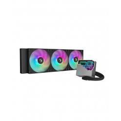 DEEPCOOL Liquid Cooler  -LT360 ARGB-, 360mm radiator, Anti-Leak Technology, LGA1851/1700/1200/115x & AM5/AM4, 3x 120mm FD12 ARGB fans: 600~2400rpm, <38.71dBA, 72.04CFM, 4-pin PWM, 5 PRO Pump: 3400rpm, 6-slot, 3-phase, 4-pole motor, Hydro Bearing, Infinity