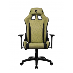 Gaming/Office Chair AROZZI Avanti SoftFabric, Moss Green, max weight up to 120kg, 3D Armrests, Rocking function that tilts the seat and backrest up to 12°, Head and Lumber cushions, Metal Frame, Nylon wheelbase , Gas Lift 4 class