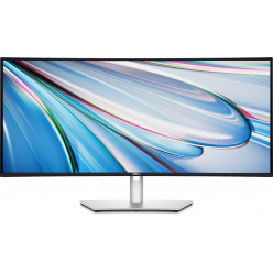 Изогнутый монитор DELL IPS LED U3425WE, черный, 34,0 дюйма (5 мс, 21:9, 2000:1, 300 кд, 3440 x 1440, DisplayPort, HDMI, 120 Гц, 2 порта Thunderbolt 4, LAN, аудио, USB-концентратор, динамики 2 x 5 Вт, VESA)