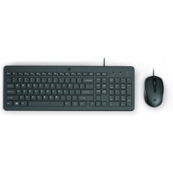 Проводная клавиатура и мышь HP 150, раскладка RU