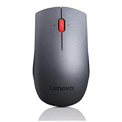 Профессиональная лазерная беспроводная мышь Lenovo, 1600 точек на дюйм, 2,4 ГГц, 80 г, черная