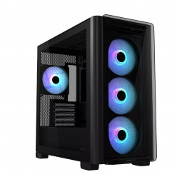 Корпус ASUS TG ARGB BLACK, без блока питания, MicroATX, 3 вентилятора ARGB 120 мм, USB-C, поддержка VGA до 380 мм