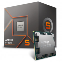 Процессор AMD Ryzen™ 5 8400F, сокет AM5, 4,2–4,7 ГГц (6 ядер/12 потоков), кэш-память L2 6 МБ + кэш-память L3 16 МБ, Zen4