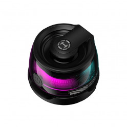 Bluetooth-колонка Edifier G200 с магнитом, 3 Вт, динамик диаметром 40 мм, RGB-подсветка, Bluetooth 5.3, время работы 7 ч, USB-C, прозрачный и современный дизайн, черный цвет