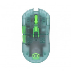 Беспроводная игровая мышь Edifier Tri-Mode HECATE G3M PRO, прозрачная, зелёная