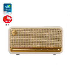 Портативная Bluetooth-колонка Edifier MP230 белого цвета, классический винтажный дизайн, мощность 20 Вт RMS