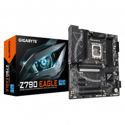 Материнская плата GIGABYTE Z790 EAGLE, сокет 1700, Intel® Z790 (процессор 14/13/12-го поколения), 14 фаз, HDMI, DP, DDR5-7600, PCIe X16 5.0, SATA3, RAID, M.2 4.0, PCIe X1, Realtek HDA 7.1, 2.5GbE LAN, WiFi6E, USB-C 3.2Gen2, USB3.2Gen2, RGB Fusion 2.0, ATX