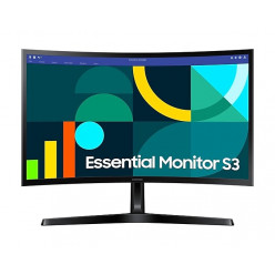 Изогнутый светодиодный монитор SAMSUNG VA 23,8" S24D366G, черный
