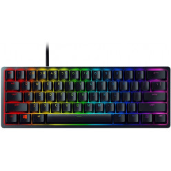 Игровая клавиатура RAZER Huntsman Mini, форм-фактор 60%, оптические переключатели с щелчками, красная раскладка RU