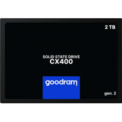 SSD 2,0 ТБ GOODRAM CX400 Gen.2, SATAIII, 550 МБ/с, 500 МБ/с, 7 мм