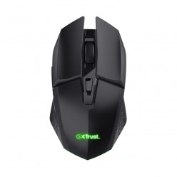 Игровая мышь Trust GXT 110 FELOX, беспроводная, RGB, 800–4800 точек на дюйм, 6 кнопок, 80 часов автономной работы, черная