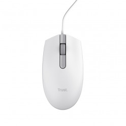 Оптическая мышь Trust TM-101W, 1200 точек на дюйм, 3 кнопки, USB, белая