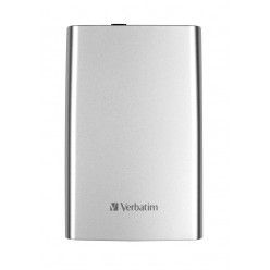Внешний жесткий диск 2,5 дюйма, 2,0 ТБ (USB3.0), Verbatim Store 'n' Go G1, серебристый