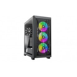 Корпус XILENCE "X912.ARGB" ATX без блока питания с боковой панелью из закаленного стекла и вентиляторами X Design Front ARGB PWM черного цвета