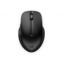 HP 435 Multi-Device Wireless Mouse, 4 programmable buttons, 4000 dpi, Connects to up to 2 devices with a USB-A nano dongle or Bluetooth, Black.