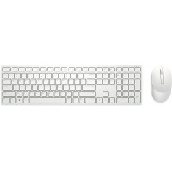 Dell Pro Wireless Keyboard and Mouse - KM5221W - Russian (QWERTY) - White