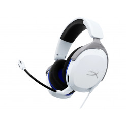 Headset  HyperX Cloud Stinger Core 2 Playstation, White, Immersive DTS Headphone:X Spatial Audio, Microphone built-in, Swivel-to-mute noise-cancelling mic, Frequency response: 10Hz–25,000 Hz, Cable length:1.3m, 3.5 jack