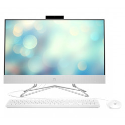 All-in-One PC - 23.8- HP AiO 24-cr0056ci 23.8- FHD AG IPS, Intel Core i3-N300, 1x8GB DDR4, 256GB M.2 2280 PCIe NVMe SSD, Intel® Iris Xe Graphics, CR, HD Cam, WiFi6 2x2 + BT5, HDMI, LAN, White Wired KBD 125KB and MS, FreeDos, Shell White.