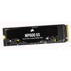 M.2 NVMe SSD 500GB Corsair MP600 GS, Interface: PCIe4.0 x4 / NVMe1.4, M2 Type 2280 form factor, Sequential Reads 4800 MB/s / Writes 3500 MB/s, Random Read / Write IOPS - 450K / 700K, Phison PS2021-E21T, AES-256 encryption, TBW - 300 TB, 176L Micron 3D TLC
