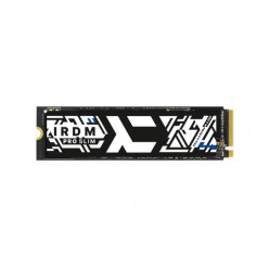 M.2 NVMe SSD 1.0TB GOODRAM IRDM PRO SLIM, Interface: PCIe4.0 x4 / NVMe1.4, M2 Type 2280 form factor, Sequential Reads/Writes 7000 MB/s / 5500 MB/s, Random 4K Reads/Writes: 350K IOPS / 700K IOPS, TBW: 700TB, MTBF: 2mln hours, Phison E18 with DRAM Buffer, P