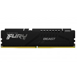 32GB DDR5-4800  Kingston FURY® Beast DDR5, PC38400, CL38, 1.1V, 2Rx8, Auto-overclocking, Asymmetric BLACK low-profile heat spreader, Intel XMP 3.0 Ready  (Extreme Memory Profiles)