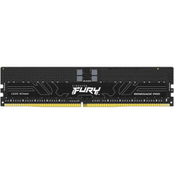 16GB DDR5-4800  Kingston FURY® Renegade PRO DDR5 ECC Registered DIMM, PC38400, CL36, 1.1V, 1Rx8, Auto-overclocking, Symmetric Black / Large heat spreader, Intel XMP 3.0 Ready  (Extreme Memory Profiles)