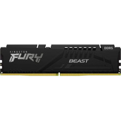 32GB DDR5-6000  Kingston FURY® Beast DDR5 EXPO, PC48000, CL36, 2Rx8, 1.35V, Auto-overclocking, Asymmetric BLACK low-profile heat spreader, AMD® EXPO v1.0 and Intel® ExtremeMemory Profiles (Intel® XMP) 3.0