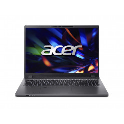 Acer Travel Mate TMP216-51 Gray, 16- WUXGA IPS (Intel Core i3-1315U, 1x8GB DDR4 (2 slots), 256GB M.2 NVMe SSD (2 slots), Intel Iris XE, CR, HDMI, LAN, 1xTB4, 2x USB-A 3.2 G1, Micro SD CR, WiFi6E AX211 +BT5.1, 50Wh BT, 180° hinge, HDD Kit, TPM 2.0, HD Cam,