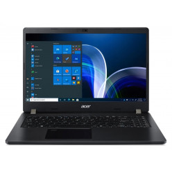 Acer Travel Mate TMP215-53 Black, 15.6- FHD IPS (Intel Core i5-1235U, 8GB (1x8GB) DDR4, 256GB M.2 NVMe SSD, Intel Iris XE, CR, HDMI, LAN, TB4, WiFi6+BT5.1, 50Wh BT, HD Cam, FPR, Win11Pro, 1.8kg)