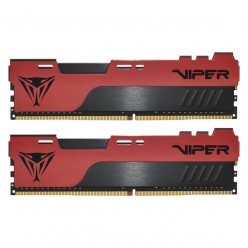 32GB (Kit of 2x16GB) DDR4-2666 VIPER (by Patriot) ELITE II, Dual-Channel Kit, PC21300, CL16, 1.2V, Red Aluminum HeatShiled with Black Viper Logo, Intel XMP 2.0 Support, Black/Red
