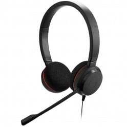 Jabra Evolve 20 MS Stereo Wired headset, On-ear, Noise cancelling microphone, USB controller, USB-A, Cable lenght 2150mm