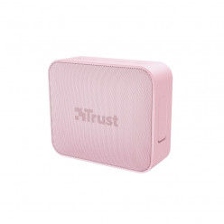 Trust Zowy Compact Bluetooth Wireless Speaker 10W, Waterproof IPX7, Up to 12 hours, Link two speakers wirelessly to boost your party, microSD or 3.5mm aux input, built-in microphone, Pink