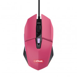 Trust Gaming GXT 109P FELOX multicolour LED lighting Mouse, max. 6400 dpi, 6 Programmable buttons, 1.5 m USB, Pink