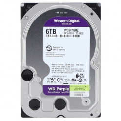 3.5- HDD 6.0TB  Western Digital WD64PURZ Caviar® Purple™, CMR Drive,  IntelliPower, 256MB, SATAIII