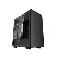 DEEPCOOL -CH510- ATX Case, with Side-Window (Tempered Glass Side Panel) Megnetic, without PSU, Tool-Less, Pre-installed: Rear 1x120mm, Top: Radaitor 360mm support, PSU Shroud, GPU support bracket, Pulled Headset holder, 3x2.5- Bays / 2x3.5- Bays, 2xUSB3.0