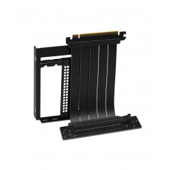 DEEPCOOL -Vertical GPU Bracket-, High-Speed PCIe 4.0, is designed to adapt the PCI expansion slots of a computer case into a vertical mount for graphics cards, EMI Shielding, Compatible with Open PCI Slots, Simple and Secure Installation, Black