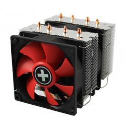 XILENCE Cooler XC044 -M504D- Performance C Series, Intel Socket 2011/1150/1151/1155/1156/1366/2066/1200 & AM5/AM4/AM3/FM2, up to 180W, Dual-Tower, 2x PWM fans - 92x92x25mm, Hydro-bering fan, 600-2200rpm, 18.0~21.8dBA, 4pin, PWM,  4x 6mm Cooper heatpipes