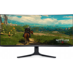 34.1- DELL OLED Alienware AW3423DWF Curved Quantum Dot Black/Silver (0.1ms, 1M:1, 300cd, 21:9, 3440x1440, 178°/178°, 165Hz Refresh Rate, AMD FreeSync, HDMI, 2 x DisplayPort, USB Hub: 2 x USB3.0, Audio Line-in/out, VESA )