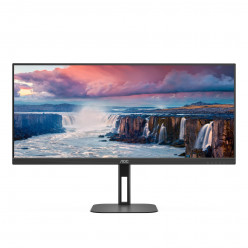 34.0- AOC VA LED U34V5C/BK WQHD Black (1ms, 1000:1, 300cd, 21:9, 3440x1440, 178°/178°, DisplayPort, HDMI2.0, USB-C (Video, Data, Power), USB Hub: 4 x USB3.2, Adaptive FreeSync (VRR), Refresh Rate 100Hz, Speakers 2 x 3W, Pivot, Height-adjustable, VESA)