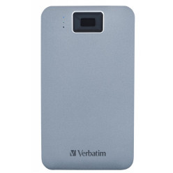 2.5- External HDD 1.0TB (USB3.2/USB-C)  Verbatim Executive Fingerprint Secure, Grey, Aluminium, Sleek, Nero Backup Software, Green Button Energy Saving Software