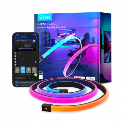 Light Strip  GOVEE RGBIC LED Neon Rope Light for Desks 3m, Smart Wi-Fi Light Strip, Wi-Fi + BT, Multicolor, Zonal Color Control, App, Cuttable, No Hub Required, Flexible Installation, AI Dreamview: Sync with Gaming Sync Box and Razer Chroma, AI Lighting B