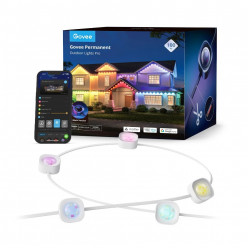 Outdoor Lights  GOVEE RGBICW Permanent Outdoor Lights 2 30M, 72 Lights, Wi-Fi + BT, App, Matter Compatible, DIY Mode, Multicolor + Extra White LEDs, Multiple Scene Modes, Waterproof - Outdoor Lights: IP67 / Power Adapter: IP65 / Control Box: IP65, Voice C