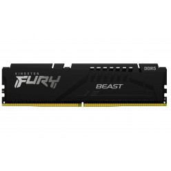 32GB DDR5-5200  Kingston FURY® Beast DDR5 EXPO, PC41600, CL36, 1.25V, 2Rx8, Auto-overclocking, Asymmetric BLACK low-profile heat spreader, AMD® EXPO v1.0 and Intel® Extreme Memory Profiles (Intel® XMP) 3.0