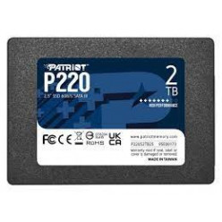 2.5- SSD 2.0TB Patriot P220, SATAIII, Sequential Read: 550MB/s, Sequential Write: 500MB/s, 4K Random Read: 50K IOPS, 4K Random Write: 50K IOPS, SMART, TRIM, 7mm, TBW: 960TB, Phison S12 Controller, 3D NAND TLC